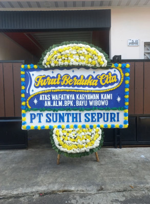 Papan Bunga Duka di Lahendong